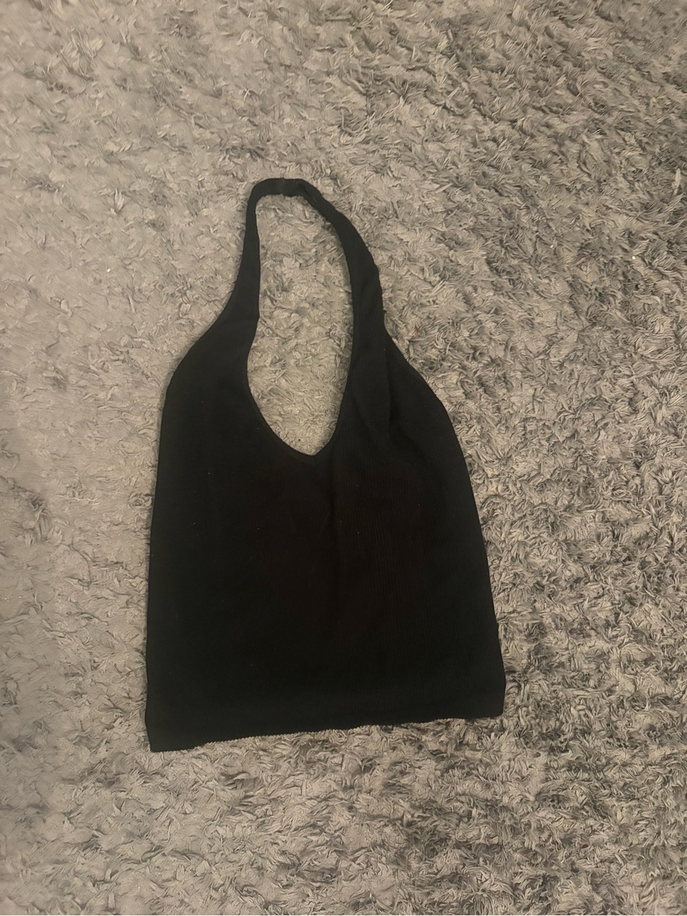 Urban Black Halter Top